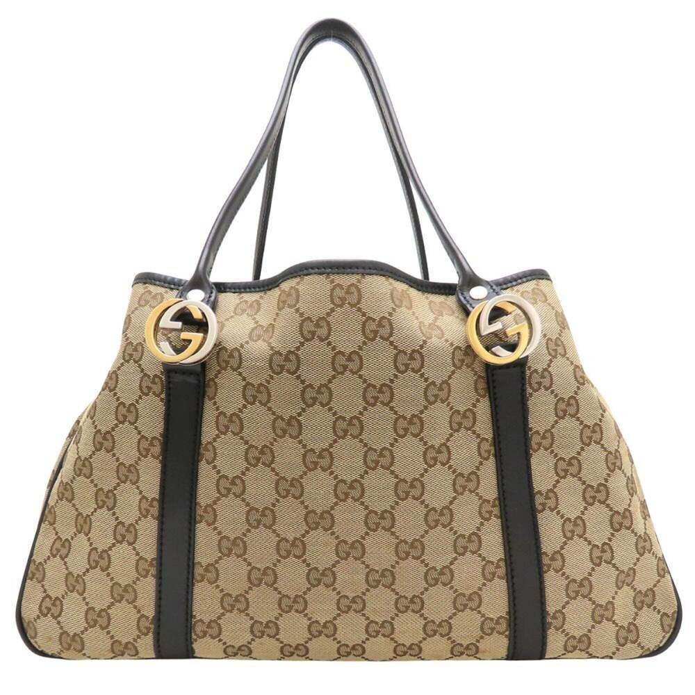 GUCCI Black Leather Tote Bag - Picture 2 of 16